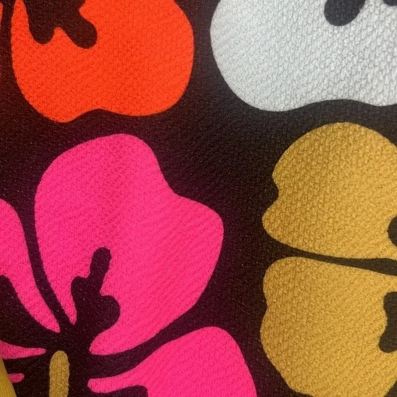 Rip Curl Hibiscus Heat  Long Sleeve Surfsuit Black Pink Orange Floral Size 2XL - Picture 10 of 12